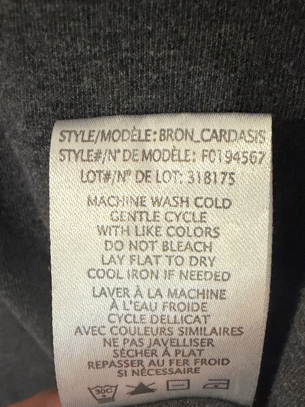 Classic Men's Dark Gray Polo Shirt - Picture 3 of 4